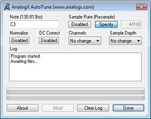 Autotune Screenshot