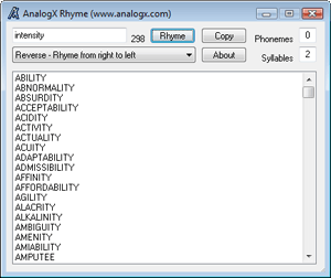 Rhyme Screenshot